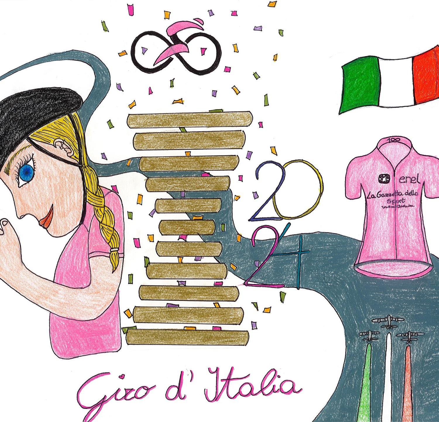 Foto per Esposizione - Concorso di disegno: Giro d'Italia